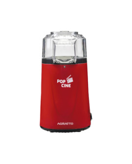 Pipoqueira Elétrica Pop Cine Vermelha Com Dosador 1200w Agratto 127v