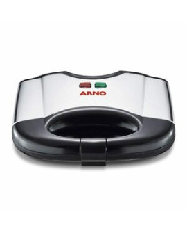 Sanduicheira Arno Antiaderente 700w Luzes Indicadoras Inox 127v