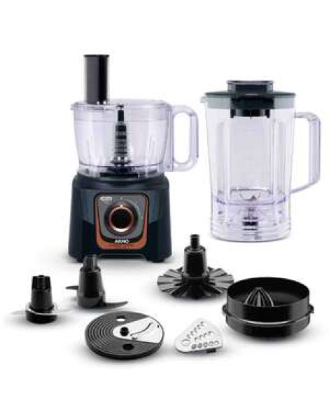 Multiprocessador Arno Com 02 Velocidades 700w E 24 Funções - Mp72 127v