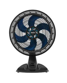 Ventilador de Mesa Arno 40cm 127V (110V) Preto e Azul VB40