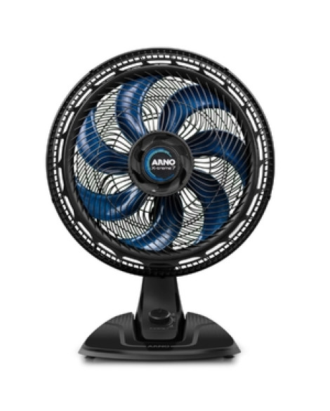 Ventilador de Mesa Arno 40cm 127V (110V) Preto e Azul VE70
