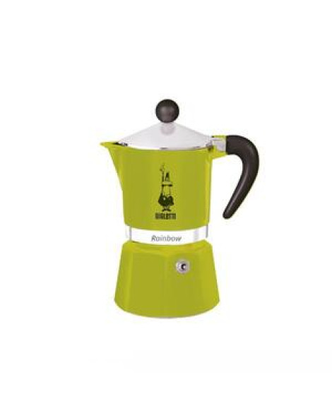 Cafeteira Italiana Bialetti Rainbow 3 Xícaras Verde