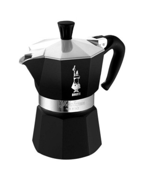 Cafeteira Italiana Moka Express 6 Xicaras Preta Bialetti