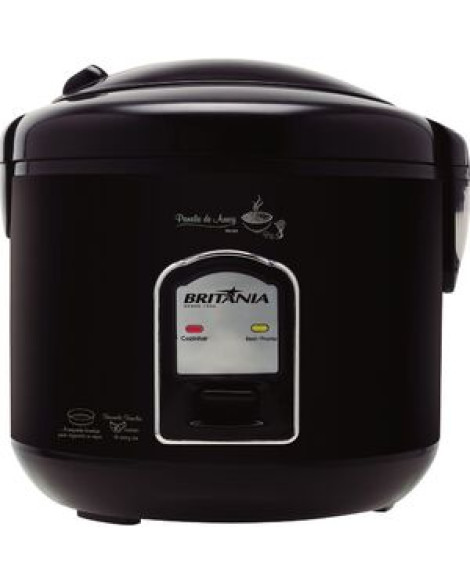 Panela Eletrica De Arroz Britania Pa5p 5 Xicaras 127v Preta