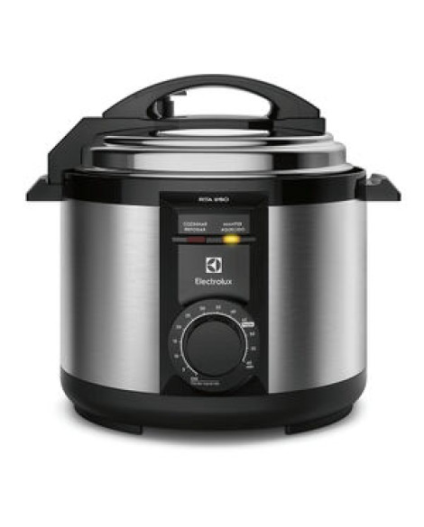 Panela Pressão Elétrica 5LTS Electrolux PCE20 - 4340AABR487 INOX/PRETO 110 VOLTS
