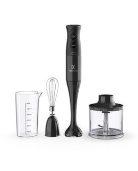 Mixer 3 Em 1 Electrolux Preto 400w Com Tecnologia Truflow (eib10) 127v