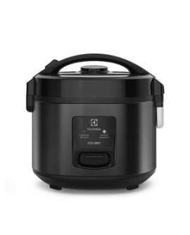Panela De Arroz Elétrica Electrolux Por Rita Lobo 2l Preta Efficient Visor Glass (erc10) 127v
