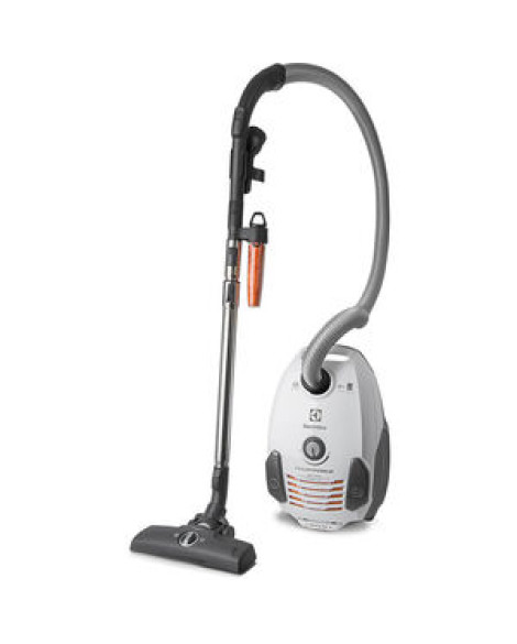 Aspirador De Pó Com Saco Electrolux 1250w Filtro Hepa Powerforce Silencioso Branco (pfc02) 127v