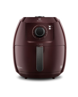 Fritadeira AirFryer Electrolux Family Efficient 5L por Rita Lobo EAF51 Dark Red 127V
