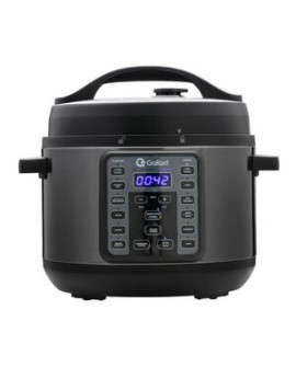 Panela De Pressão Elétrica Digital Gallant 4l Gpp04 15 Funções Clique E Pronto Titanium 1000w 127v