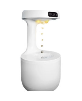 Umidificador de Ar Recarregável Antigravidade Led Gota de Água