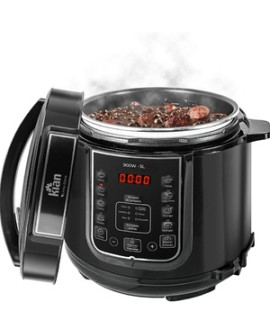Panela De Pressão Elétrica 127v 5 Litros Preto Ppe-101