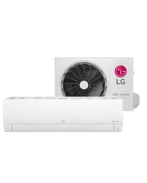 Ar Condicionado Split Lg Hi Wall Dual Inverter Voice 9.000 Btu/h Quente E Frio Monofásico Branco S3-w09aa31c - 220v