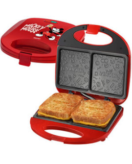 Sanduicheira Grill Disney Mallory Mickey Mouse Funny Plates 750w - 110v