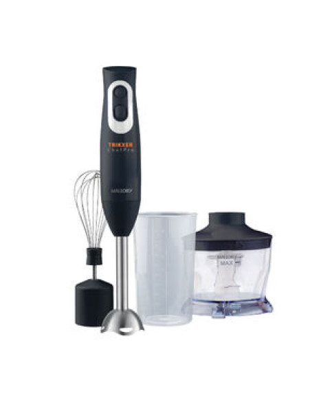 Mixer E Processador Mallory Trikxer Chefpro 500w Black Inox - 110v