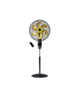 Ventilador de Coluna Mallory 40cm 127V (110V) Preto e Dourado Chronos