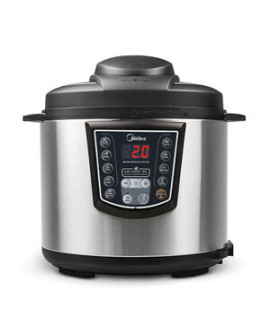 Panela De Pressão Elétrica 6 L Digital Inox Midea Ppa71 - 127v