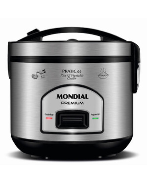 Panela Elétrica De Arroz Mondial 5 Copos Pe-43 500w