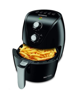 Fritadeira Eletrica Sem Oleo Mondial New Pratic Af-31 3.5l Preta 127v Fryer