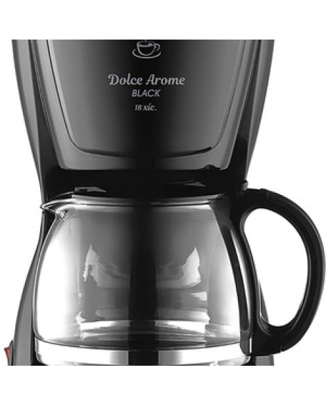 Cafeteira Elétrica Dolce Arome 550w Mondial 18 Xícaras Preta