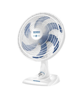 Ventilador De Mesa 40cm Super Power Mondial Branco E Azul 140w Vsp-40-w 110
