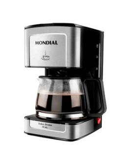 Cafeteira Mondial 20 Xícaras Preto Inox 127v C-43-20x-si