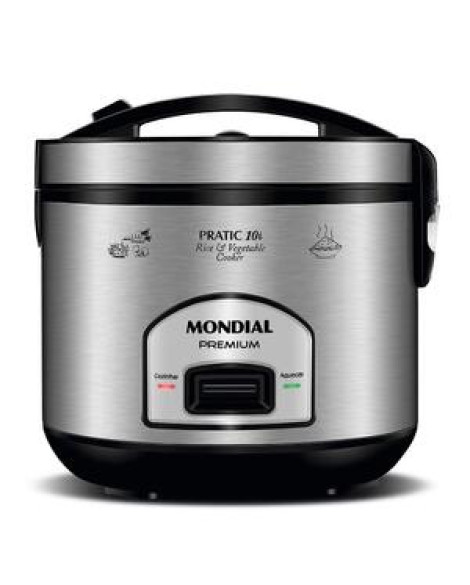 Panela Elétrica Mondial Pratic 10i Pe-42-10x 127v-preto/inox
