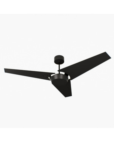 Ventilador De Teto Natuvent Callis No Light 3 Pás Madeira Preto 127v