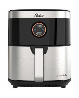 Fritadeira Sem Óleo 2 Em 1 Black Inox 4 8l Oster - 127v
