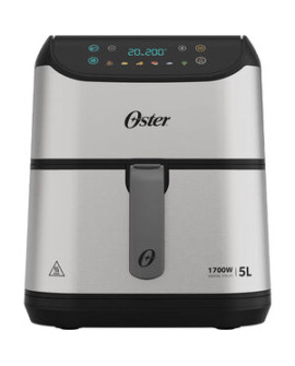 Fritadeira Digital Inox Oster 5l Com Painel Touch - 127v