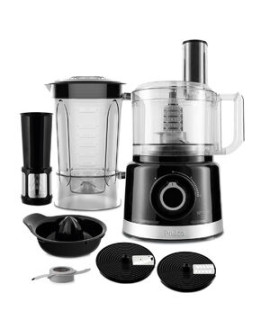 Multiprocessador De Alimentos Philco Pmp1500p 5 Em 1 Turbo Preto   127v