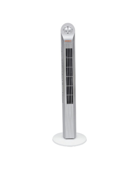 Ventilador Torre Spirit 75cm 127V (110V) Branco e Prata Maxximos Ellegant TS700