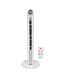 Ventilador Torre Spirit 95cm 127V (110V) Branco e Prata Maxximos Ellegant TS900