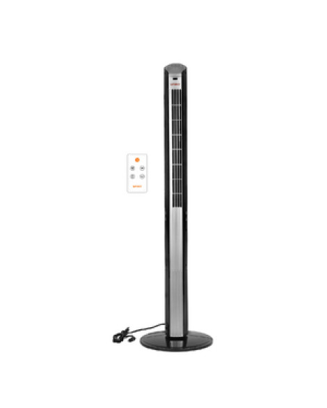 Ventilador Torre Spirit 120cm 127V (110V) Preto e Prata Maxximos Ellegant TS1200