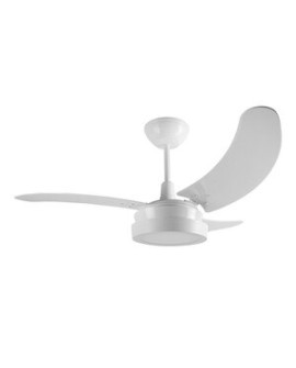 Ventilador De Teto Tron Búzios Max Led 3 Pás Branco