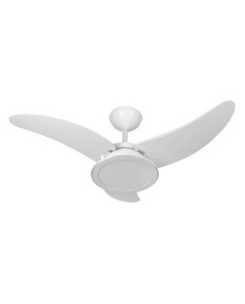 Ventilador De Teto Tron Itaparica Max Led 3 Pás Branco - 127v - Único