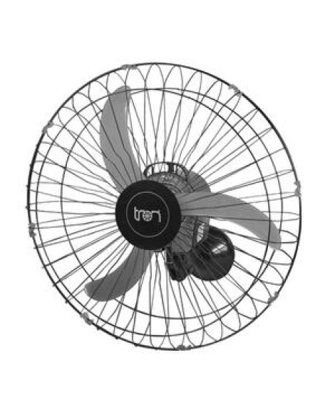 Ventilador De Parede Oscilante 60 Cm Bivolt Preto