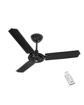 Ventilador Leblon Preto 220v 3 Pás E Controle Remoto