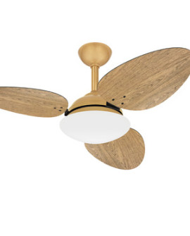 Ventilador De Teto Trevo Econômico 3 Pás Freijó Ventax 110v