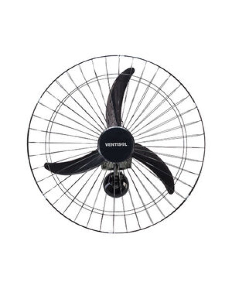 Ventilador De Parede Oscilante 60cm Premium Ventisol Preto 127v
