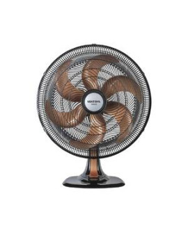 Ventilador De Mesa Oscilante Turbo 50cm 6 Pás Bronze Ventisol 127v