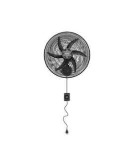 Ventisol Ventilador Parede Monta Facil 50cm 127v Preto 6 Pás
