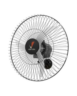 Ventilador De Parede Venti-delta Ventura 60cm Preto Bivolt