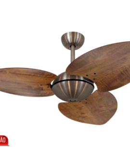 Ventilador De Teto Volare Dunamis Bronze Office Imbuia 110v